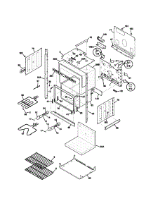 Lower Body parts for Kenmore Wall Oven 790.47763400 (79047763400, 790 47763400) from AppliancePartsPros.com