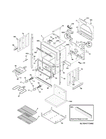 Lower Oven parts for Kenmore Wall Oven 790.47773402 (79047773402, 790 47773402) from AppliancePartsPros.com