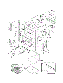 Lower Oven parts for Kenmore Wall Oven 790.47773406 (79047773406, 790 47773406) from AppliancePartsPros.com