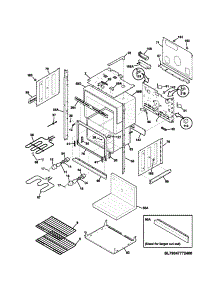 Lower Oven parts for Kenmore Wall Oven 790.47774400 (79047774400, 790 47774400) from AppliancePartsPros.com