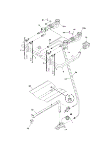 Burner parts for Kenmore Range 790.70261402 (79070261402, 790 70261402) from AppliancePartsPros.com