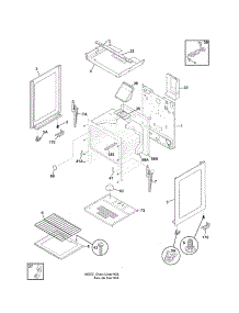 Body parts for Kenmore Range 790.70271406 (79070271406, 790 70271406) from AppliancePartsPros.com