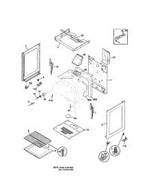 Body parts for Kenmore Range 790.70300701 (79070300701, 790 70300701) from AppliancePartsPros.com