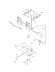 Burner parts for Kenmore Range 790.70300703 (79070300703, 790 70300703) from AppliancePartsPros.com