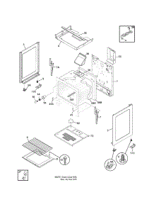 Body parts for Kenmore Range 790.71053405 (79071053405, 790 71053405) from AppliancePartsPros.com