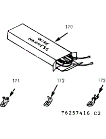 Wire Harnesses And Components parts for Kenmore Range 911.6367416 (9116367416, 911 6367416) from AppliancePartsPros.com