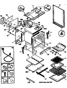 Body parts for Kenmore Range 790.77478790 (79077478790, 790 77478790) from AppliancePartsPros.com