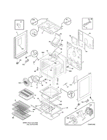 Body parts for Kenmore Range 790.77499800 (79077499800, 790 77499800) from AppliancePartsPros.com