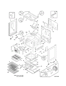 Body parts for Kenmore Range 790.77513800 (79077513800, 790 77513800) from AppliancePartsPros.com