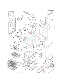 Body parts for Kenmore Range 790.77513805 (79077513805, 790 77513805) from AppliancePartsPros.com