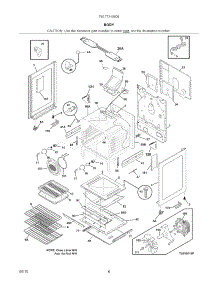 Body parts for Kenmore Range 790.77513808 (79077513808, 790 77513808) from AppliancePartsPros.com