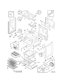 Body parts for Kenmore Range 790.77522800 (79077522800, 790 77522800) from AppliancePartsPros.com