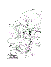 Microwave Cabinet parts for Kenmore Wall Oven 790.47842400 (79047842400, 790 47842400) from AppliancePartsPros.com