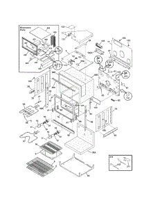 Lower Oven parts for Kenmore Wall Oven 790.47842401 (79047842401, 790 47842401) from AppliancePartsPros.com