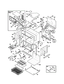 Oven Body parts for Kenmore Wall Oven 790.47843400 (79047843400, 790 47843400) from AppliancePartsPros.com