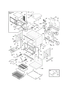 Lower Oven parts for Kenmore Wall Oven 790.47844404 (79047844404, 790 47844404) from AppliancePartsPros.com