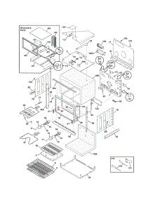 Lower Oven parts for Kenmore Wall Oven 790.47844407 (79047844407, 790 47844407) from AppliancePartsPros.com
