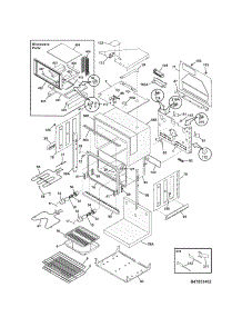 Lower Oven parts for Kenmore Wall Oven 790.47853402 (79047853402, 790 47853402) from AppliancePartsPros.com