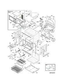 Lower Oven parts for Kenmore Wall Oven 790.47853407 (79047853407, 790 47853407) from AppliancePartsPros.com