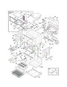 Lower Oven parts for Kenmore Wall Oven 790.47854407 (79047854407, 790 47854407) from AppliancePartsPros.com