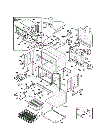 Oven Body parts for Kenmore Wall Oven 790.47859400 (79047859400, 790 47859400) from AppliancePartsPros.com