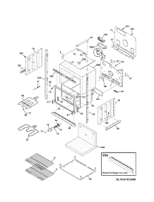 Lower Oven parts for Kenmore Wall Oven 790.47872401 (79047872401, 790 47872401) from AppliancePartsPros.com