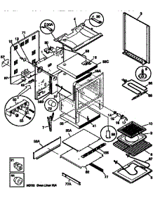 Body parts for Kenmore Range 790.97475790 (79097475790, 790 97475790) from AppliancePartsPros.com