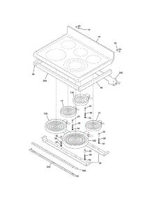 Main Top parts for Kenmore Range 790.97502000 (79097502000, 790 97502000) from AppliancePartsPros.com