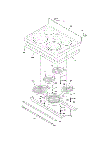 Maintop parts for Kenmore Range 790.98032800 (79098032800, 790 98032800) from AppliancePartsPros.com