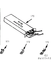 Wire Harness And Components parts for Kenmore Range 911.6387422 (9116387422, 911 6387422) from AppliancePartsPros.com