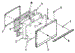 Model Number 911.6408414 Oven Door Section