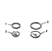 Porcelain Pan And Chrome Ring Kit No. 8068410