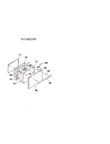 Front Panel parts for Kenmore Range 911.6422190 (9116422190, 911 6422190) from AppliancePartsPros.com