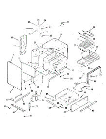 Lower Body Section parts for Kenmore Range 911.6878310 (9116878310, 911 6878310) from AppliancePartsPros.com