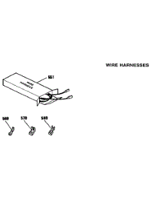 Wire Harnesses parts for Sears Gas Range 9117138182 from AppliancePartsPros.com