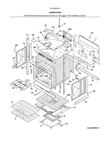 Lower Oven parts for Kenmore Wall Oven 790.49443413 (79049443413, 790 49443413) from AppliancePartsPros.com