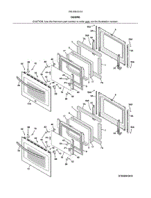 Doors parts for Kenmore Wall Oven 790.49443414 (79049443414, 790 49443414) from AppliancePartsPros.com