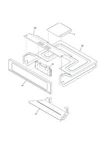 Control Panel parts for Kenmore Wall Oven 790.49502312 (79049502312, 790 49502312) from AppliancePartsPros.com