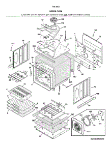 Upper Oven parts for Kenmore Wall Oven 790.49522316 (79049522316, 790 49522316) from AppliancePartsPros.com