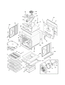 Upper Oven parts for Kenmore Wall Oven 790.49523312 (79049523312, 790 49523312) from AppliancePartsPros.com