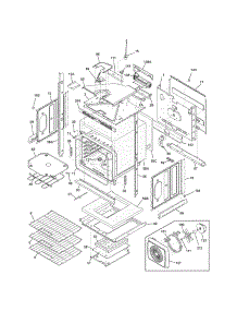 Lower Oven parts for Kenmore Wall Oven 790.49523312 (79049523312, 790 49523312) from AppliancePartsPros.com