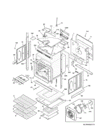 Lower Oven parts for Kenmore Wall Oven 790.49523313 (79049523313, 790 49523313) from AppliancePartsPros.com