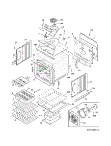 Upper Oven parts for Kenmore Wall Oven 790.49523314 (79049523314, 790 49523314) from AppliancePartsPros.com
