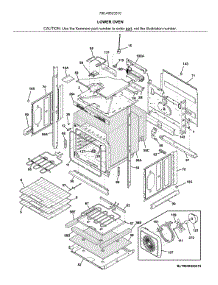 Lower Oven parts for Kenmore Wall Oven 790.49523315 (79049523315, 790 49523315) from AppliancePartsPros.com
