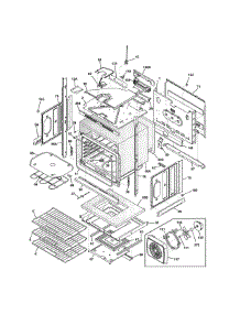 Lower Oven parts for Kenmore Wall Oven 790.49532312 (79049532312, 790 49532312) from AppliancePartsPros.com
