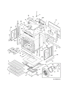 Lower Oven parts for Kenmore Wall Oven 790.49532314 (79049532314, 790 49532314) from AppliancePartsPros.com