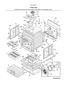 Upper Oven parts for Kenmore Wall Oven 790.49532316 (79049532316, 790 49532316) from AppliancePartsPros.com
