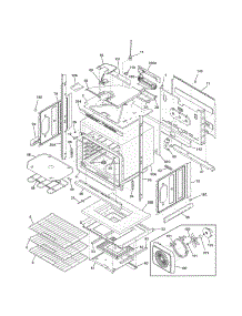 Lower Oven parts for Kenmore Wall Oven 790.49533312 (79049533312, 790 49533312) from AppliancePartsPros.com