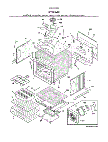 Upper Oven parts for Kenmore Wall Oven 790.49533315 (79049533315, 790 49533315) from AppliancePartsPros.com