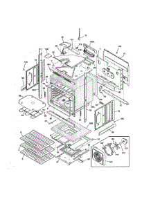 Lower Oven parts for Kenmore Wall Oven 790.49539311 (79049539311, 790 49539311) from AppliancePartsPros.com